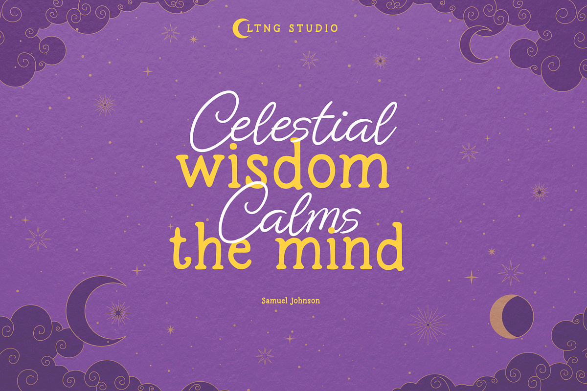 Starfruit Celestial Font Duo, a Serif Font by LTNG STUDIO (Photo 2 of 7)