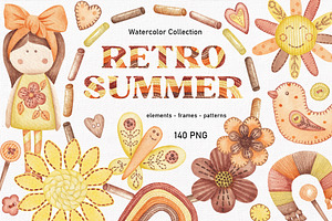 Watercolor Collection RETRO Summer