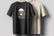 Skull T Shirt Design Layout, a Stationery Template by MightyDesign (Thumbnail 3 of 6)
