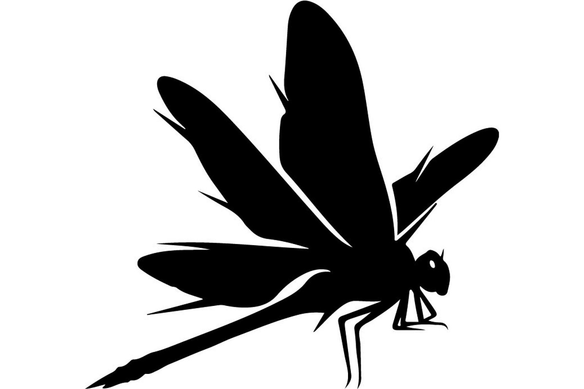 20 Dragonfly Silhouette Mega, an Object Graphic by Designer_Momina (Photo 14 of 19)