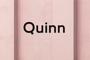 Quinn - A minimal sans serif, a Sans Serif Font by Cassandra Cappello (Thumbnail 1 of 6)