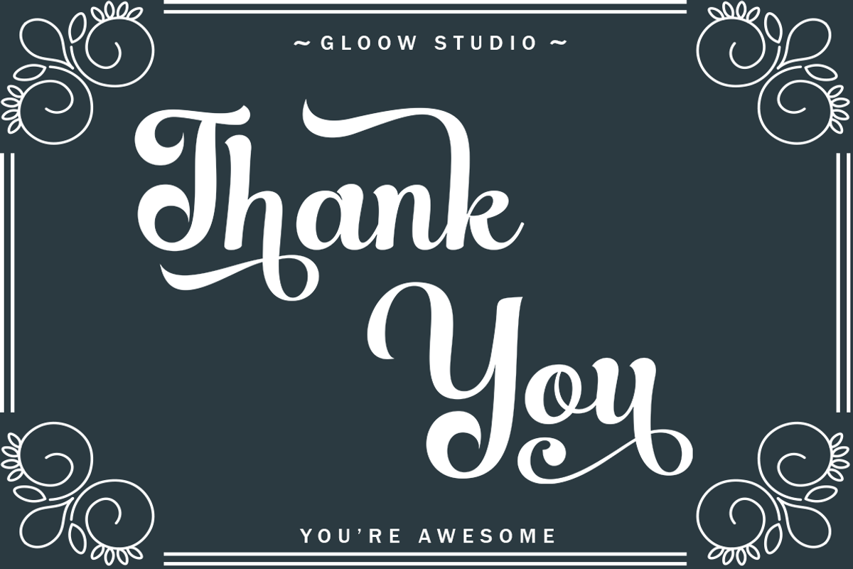 Shaletta Script, a Script Font by GloowStudio (Photo 9 of 9)