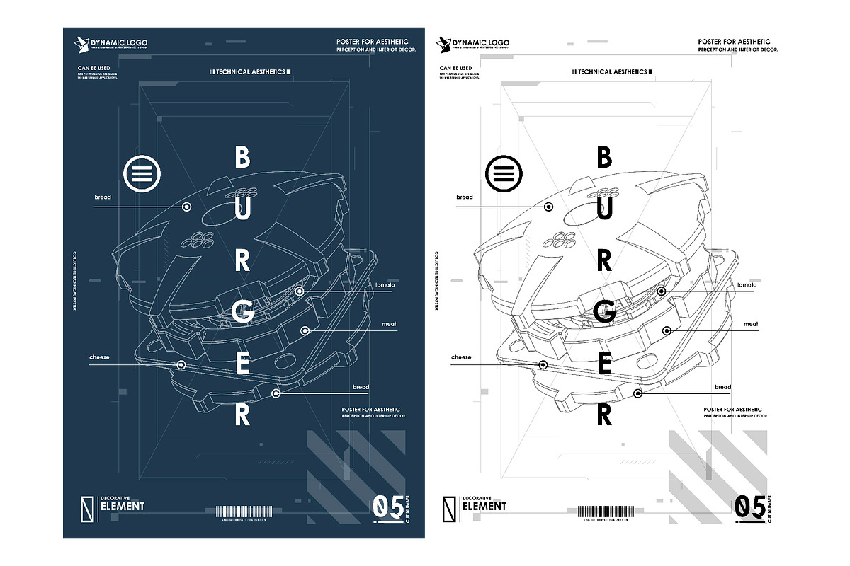 Futuristic Tech Posters, a Food Illustration by Andrew_Derr (Photo 8 of 15)
