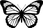 Elegant Butterfly Silhouette, an Object Graphic by Creativeshirt (Thumbnail 14 of 17)