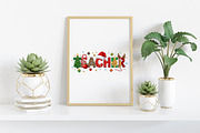 Christmas Teacher PNG, an Illustration by Craft Nest (Thumbnail 3 of 6)