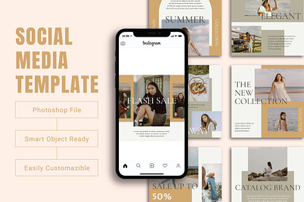 Summer | Instagram Post, a Social Media Template by Meizzaluna Design