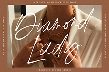 Diamond Lady – Handwritten Font
