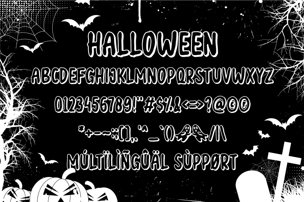 Halloween Include 4 File Fonts, a Script Font by NJ Studio (Photo 10 of 14)