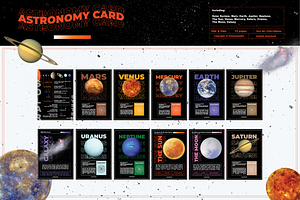 Astronomy Postcard Digital Product