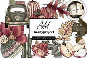 Autumn Stroll Clip Art, an Illustration by VS Studio (Thumbnail 2 of 3)