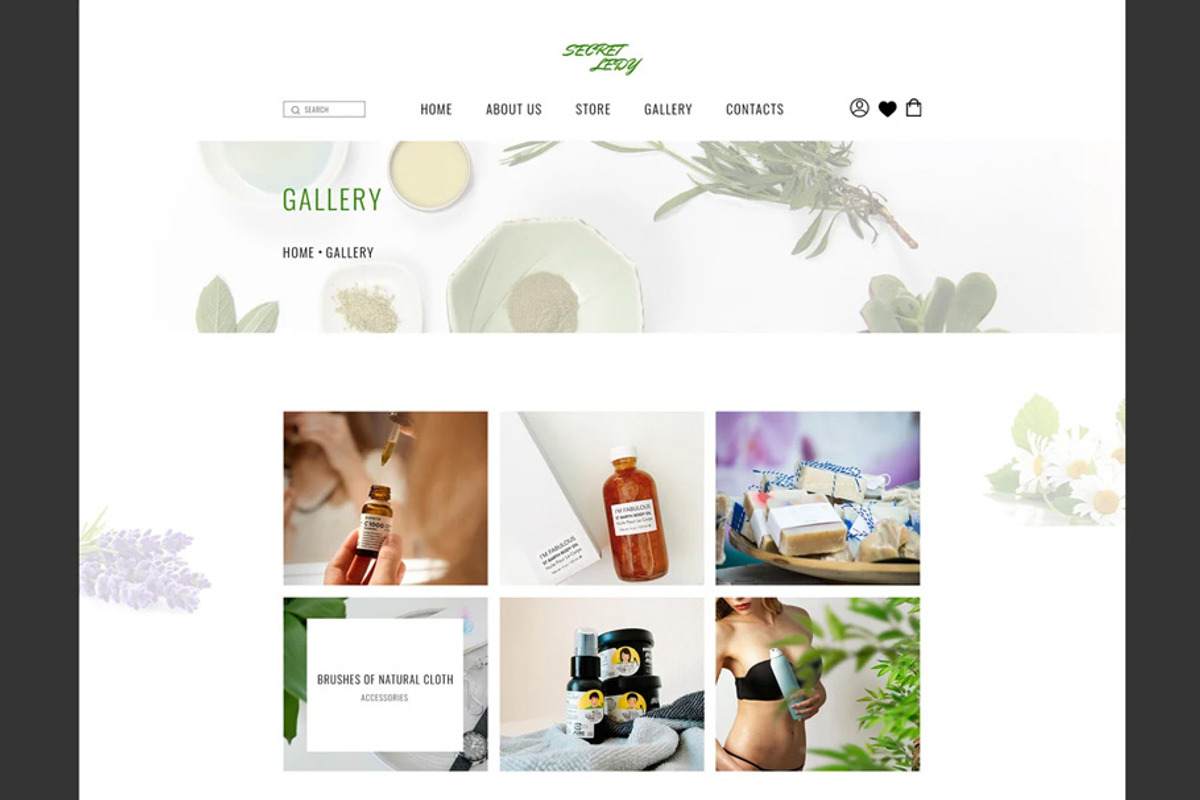 Beautikind - E-commerce PSD Template, a Landing Page Template by NetGon_Tech's Shop (Photo 6 of 6)