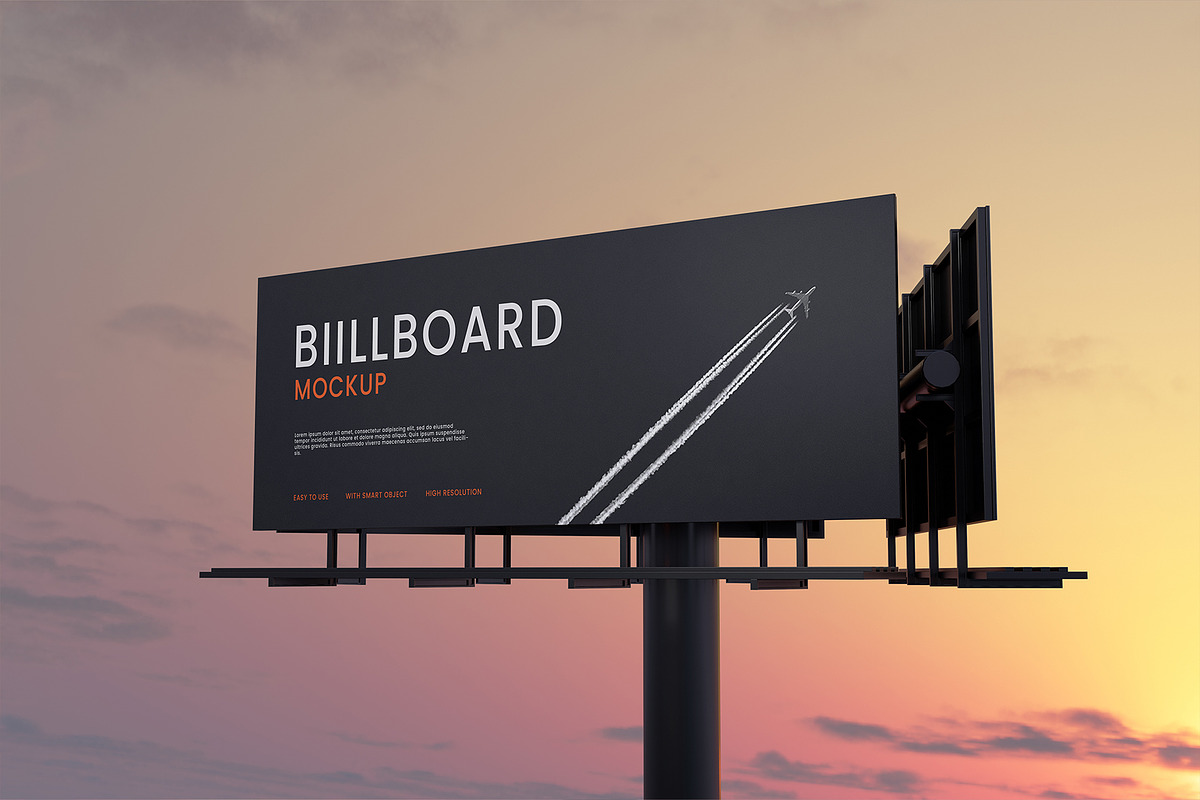 Billboard Mockup, an Advertising Mockup by Farabion Studio (Photo 3 of 4)
