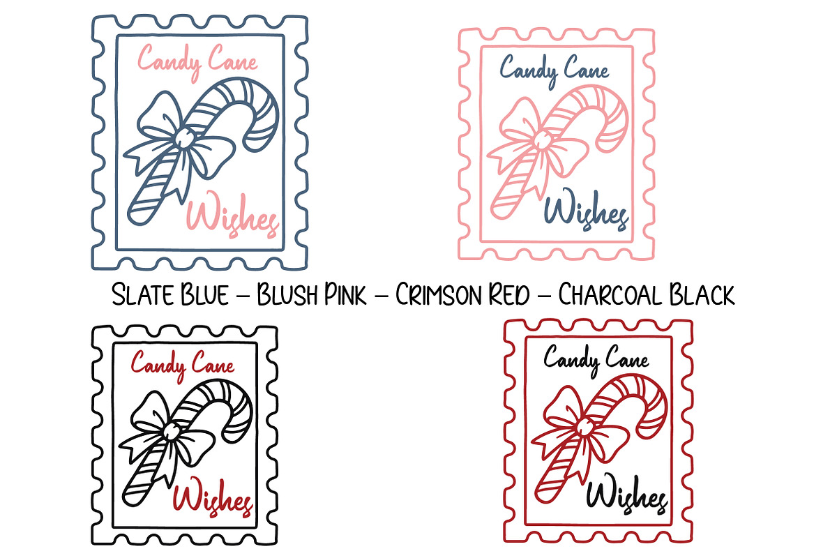 Christmas Stamp PNG Bundle, an Illustration by Daily.Designs (Photo 6 of 11)