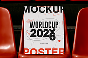 Soccer Sports Stadium Poster Mockup, an Advertising Mockup by The Rose Project (Thumbnail 1 of 3)