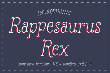 Rappesaurus Rex, a Font by KLUGE+CO