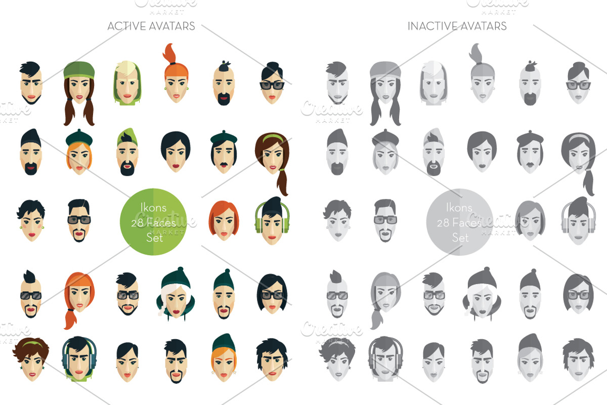 Avatar iсons, an Icon by YuliaBiser (Photo 5 of 5)