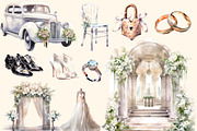 Luxury wedding Watercolor clipart, a Person Illustration by Hello My Print (Thumbnail 6 of 9)