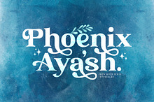 Phoenix Ayash - Bold Serif Font