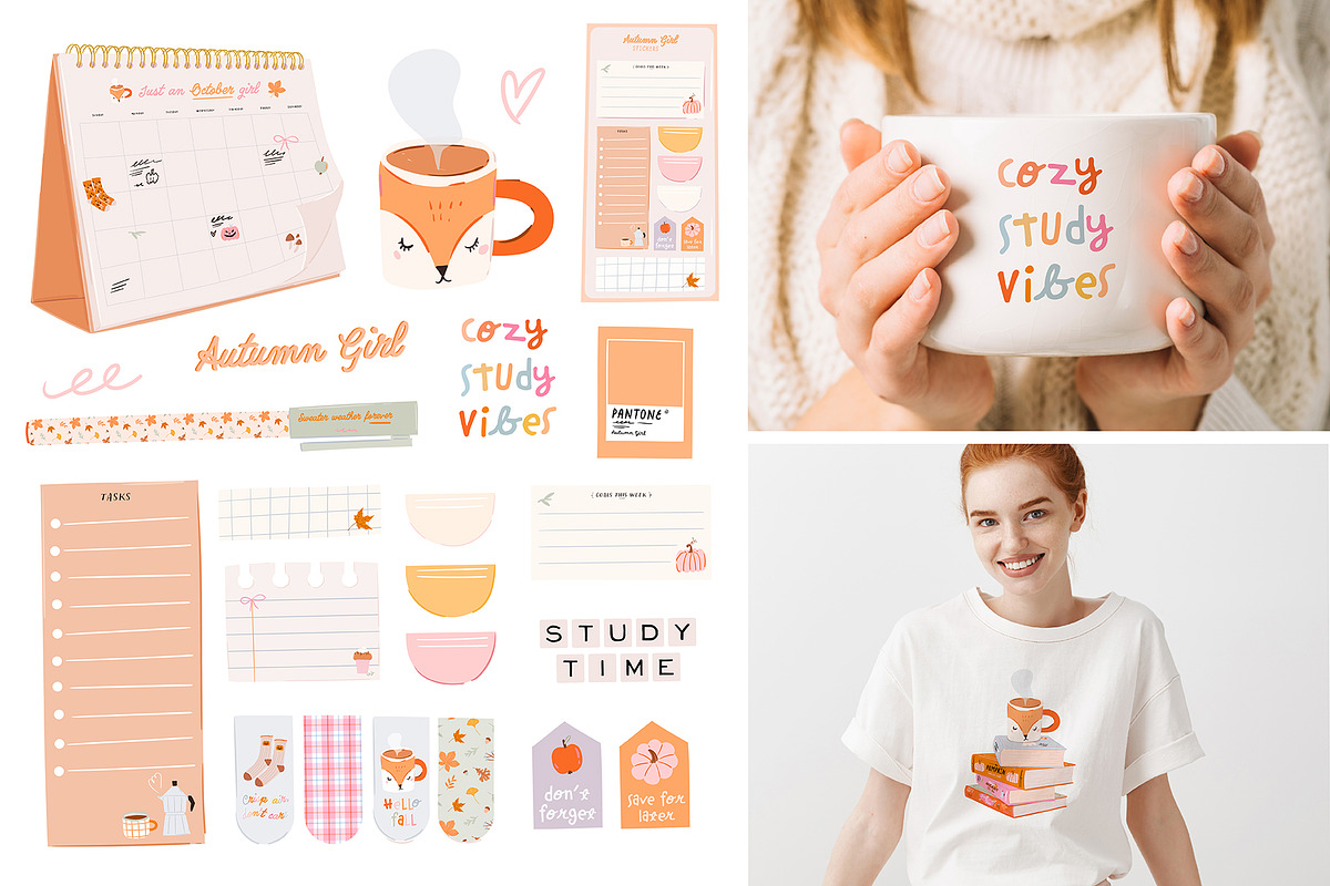 Cute Girly Clipart Bundle, an Object Graphic by Ruslana Lubenets (Photo 10 of 51)