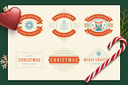 Christmas Retro Design Bundle, a Decorative Illustration by Vasya Kobelev (Thumbnail 4 of 11)