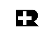 Letter R Medical Cross Logo, a Branding & Logo Template by Buqancreative (Thumbnail 1 of 4)