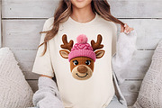 Crochet Faux Yarn Christmas Reindeer, an Illustration by Dream Creation (Thumbnail 2 of 5)