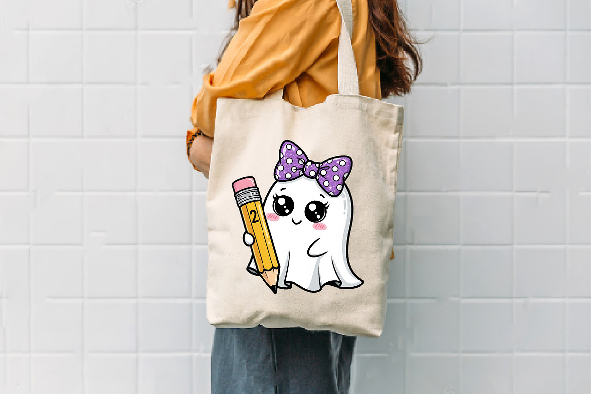 Spooky Teacher Halloween Ghost PNG, an Illustration by Dream Creation (Photo 4 of 5)