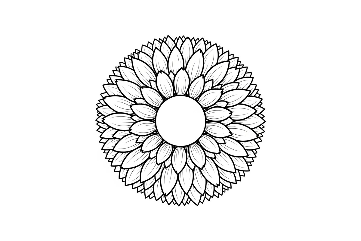 Floral Mandala Circle Frame Bundle, an Illustration by Gaye Art (Photo 6 of 51)