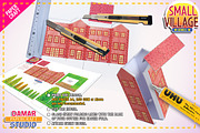 PAPERCRAFT SET - BUILD YOUR VILLAGE, a Graphic by TwonTwo Studio (Thumbnail 4 of 7)
