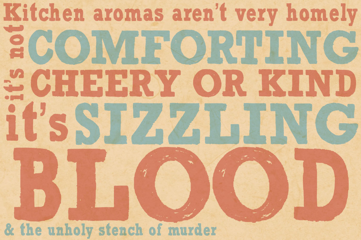 Brush Serif -Hugo HAND PAINTED preview 2
