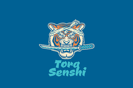 Tora Senshi Logo Template