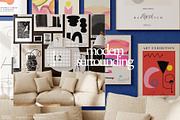LENIS ROOM Natural Frame Mockup Set, a Household Mockup by Stykke Studio (Thumbnail 5 of 58)