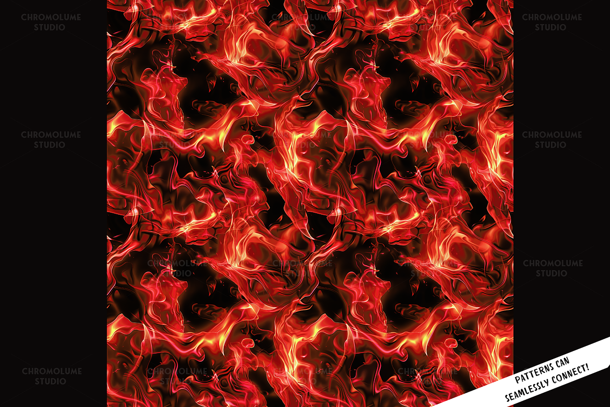 Luminous Blaze Digital Paper, a Pattern Graphic by Chromolume Studio (Photo 15 of 28)