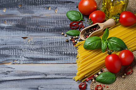 Italian food stock photo containing spaghetti and food, a Food & Drink Photo by Yulia Furman