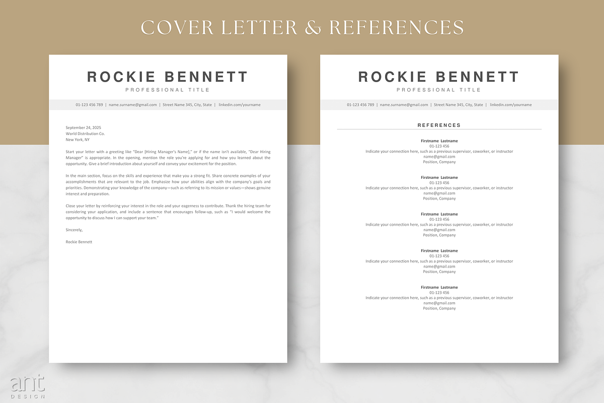 ATS Resume Template - Rockie preview 4