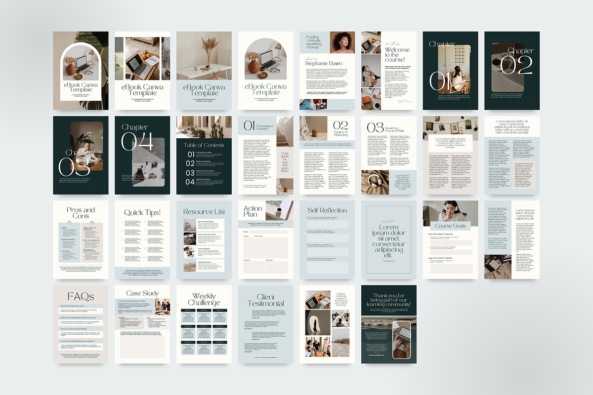 Workbook, Ebook, Canva Template, a Marketing Template by Studio B | Canva Template (Photo 3 of 6)