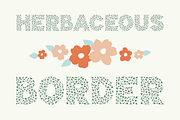 Herbaceous Border, a Font by Lauren Ashpole (Thumbnail 2 of 7)