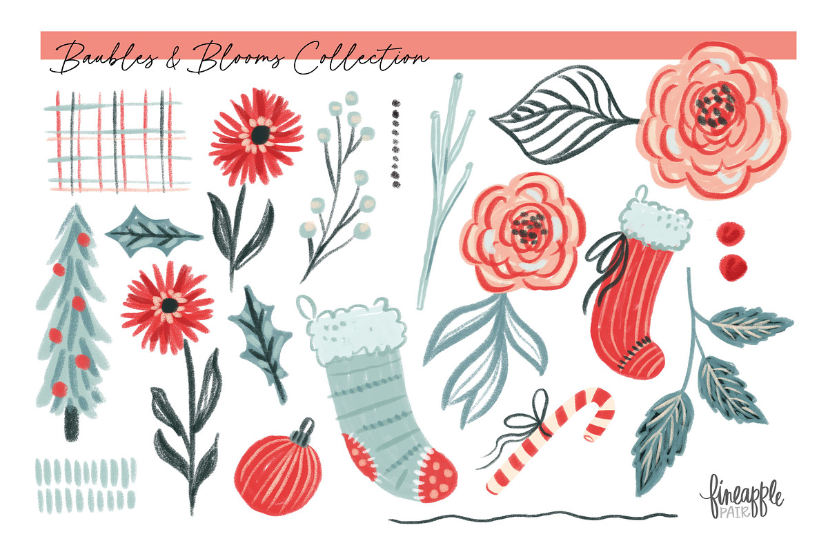 Cute Christmas Clipart, an Object Graphic by FINEAPPLE (Photo 2 of 6)
