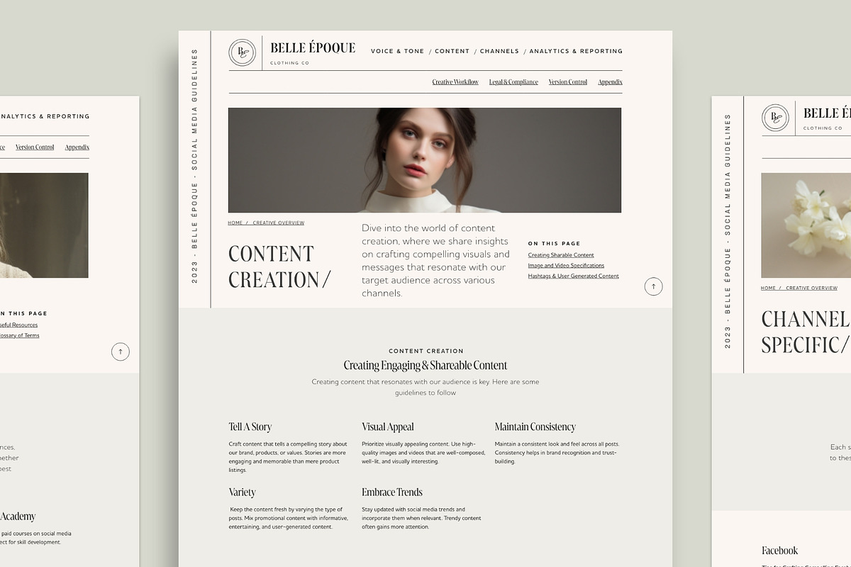 Social Media Guidelines & Templates, a Social Media Template by Epic Society Shop