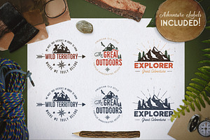 Mountain Icons Shapes Bundle & SVG