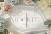 Elegant Floral Gift Tag Mockup, a Product Mockup by TatiMockup (Thumbnail 1 of 4)