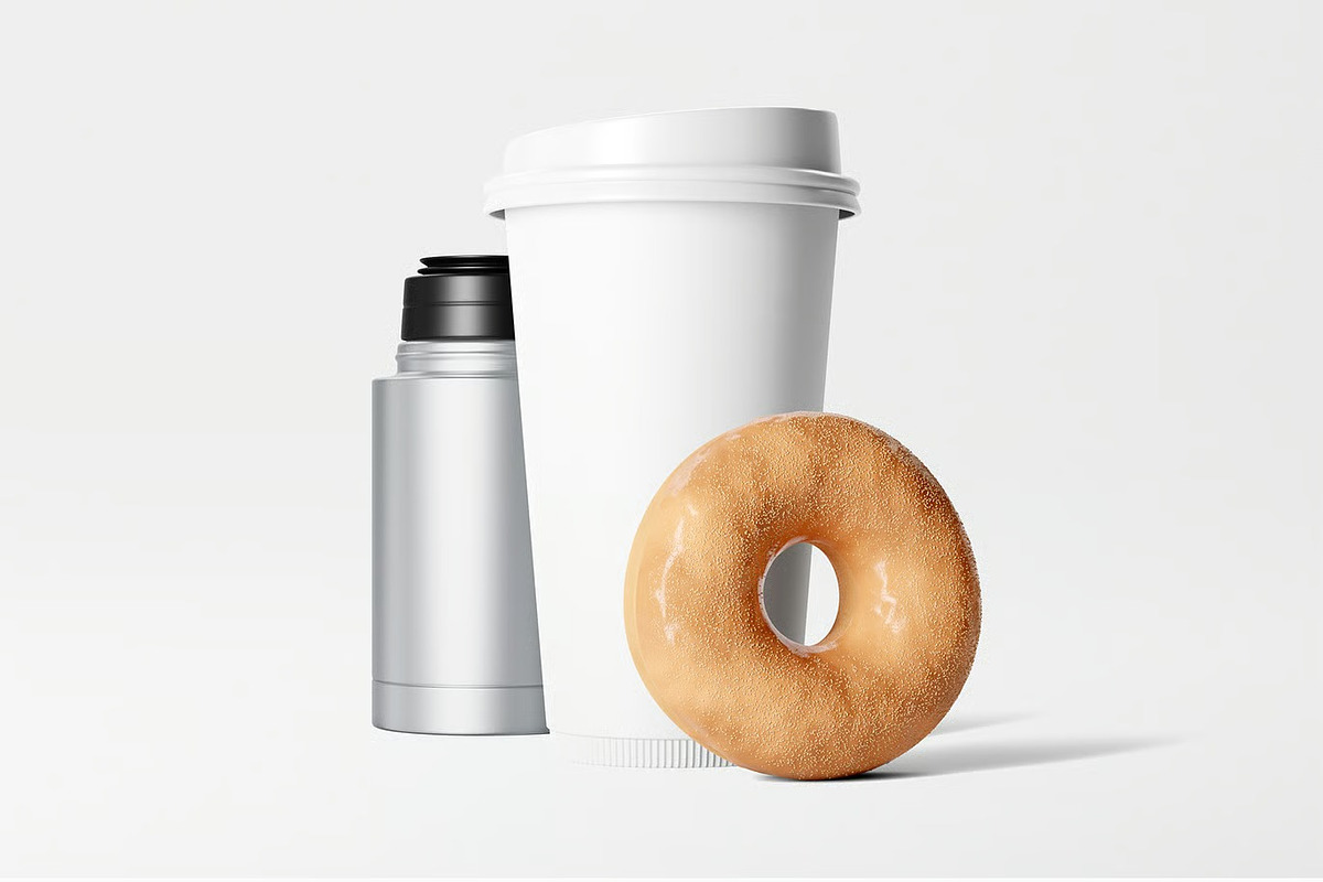 Paper Cup Mockup, a Product Mockup by zpackcreative (Photo 2 of 5)
