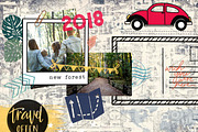 Wanderlust Stamp Pack/Procreate, a Brush Add-On by OkayAnnie Designs (Thumbnail 4 of 8)