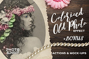 Colorized Old Photo Effect Photoshop, an Action Add-On by PhotoSpirit (Thumbnail 1 of 11)