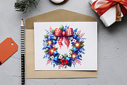 4th Of July Coquette Wreath Clipart, an Illustration by RobertsArt (Thumbnail 6 of 7)