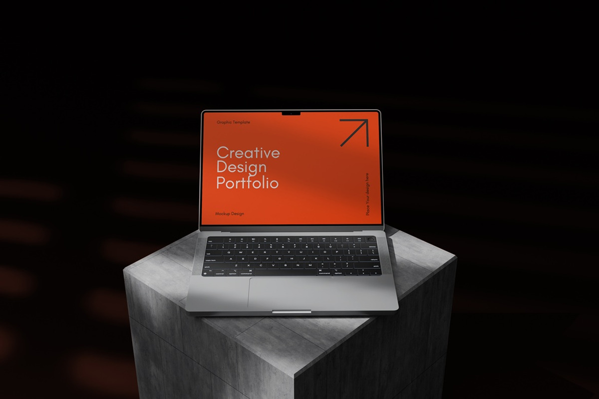 Minimal Laptop Mockup, a Mac Mockup by Graphic Deal (Photo 4 of 5)