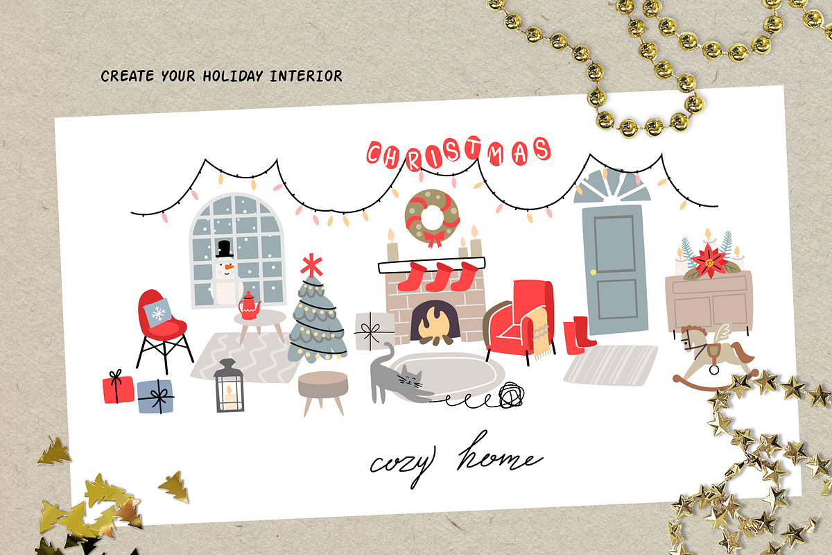 Ho HO ho constructor. Christmas card, an Illustration by bioraven (Photo 11 of 12)