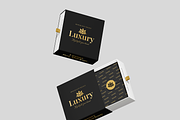 Luxury Box Mockup, a Packaging Mockup by Bartama Graphic (Thumbnail 2 of 4)