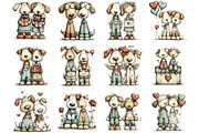 Whimsical Valentine Day Clipart, an Illustration by Designking (Thumbnail 2 of 5)