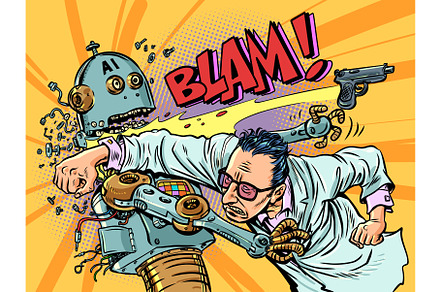 Competition for jobs between humans